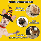 4-pack Anti-slip Dog Socks With Strong Grip Paw Protection For Pets