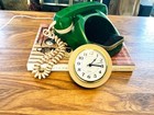 Upcycled Rotary Dial Telephone    phony Phone Clock Box    Cell Charging Stash Box