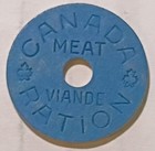 Canada - Wwii Meat Viande Ration Token