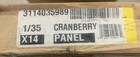 14    X 35    Raised Panel Exterior Shutters    Cranberry    new In Box