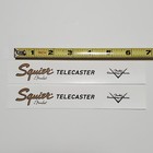 Squier By Fender Tele Waterslide Guitar Headstock Decals W  Cs Logo  set Of 2 