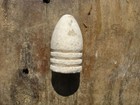 Excavated Civil War  58 Caliber 3-ring Bullet Minie Ball Dug In Kennesaw  Ga 