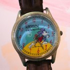 Vintage Lot Of 5 Disney Watches Mickey Mouse Cinderella Little Mermaid -untested