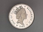 1986 Isle Of Man 1 10 Oz Platinum  999 Fine Platinum Noble Coin- Better Date 