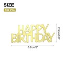 100pcs Birthday Confetti Glitter Confetti Table Decor 2x0 9inch gold