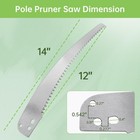 12    Pole Pruner Saw Blade Replacement For Corona Tp 3841  3811  Silver