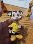 Vintage And Rare Disney Mickey And Pluto Salt And Pepper Set 1960s  b16 