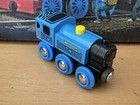 33607 Authentic Brio Wooden Train Blue Engine  Vguc   1 Combined Shipping 