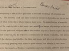 Vincent Price Estate Typed Page From Cookbook With Corrections 14a