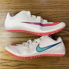 Nike Zoom Ja Fly 3 White Multicolor Track Field Spikes Mens Size 10 5 865633-101
