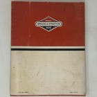 Briggs   Stratton Service   Repair Instructions Manual 9 77 Part No  270962