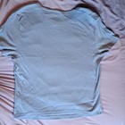 Ghost Band Graphic Print Baby Blue Crew Neck Cotton Micro Tee Xl