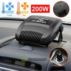 12v Car Portable 2 In 1 Ceramic Heating Cooling Heater Fan Defroster Demister