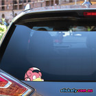 Slowpoke Peeking Sticker Funny Laptop Car Window Bumper 4x4 Jdm Decal Boat Poke
