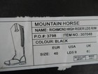 Mountain Horse Richmond High Rider Tall Field Boots Women s Blk 9 Reg wide Calf