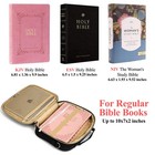 Bible Cover For Women - Large Bible Bag With Handle And Zipper