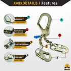 Kwiksafety Rebar Romeo 24  Rebar Chain Steel Positioning Lanyard