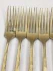 Vintage Dirigold Dirilyte Goldware Empress Flatware 5-dinner Forks