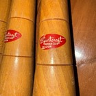 Lot Of 8 Vintage Belgium 12    Weighted Juggling swinging Indian Clubs   sportcraft