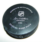 Buffalo Sabres Game Used Nhl Tracker Hockey Puck Acquired From On Ice Official