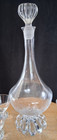 Vintage Libbey Decanter   Stopper W 5 Matching Cordial Glasses Mcm