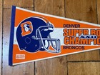 1988 Denver Broncos Super Bowl Xxii Champions Vintage Nfl Full Size Pennant