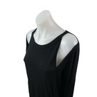 Lna Ashley Jane Cold Shoulder Crew Neck Long Sleeve Slim T-shirt Blouse Top Sz S