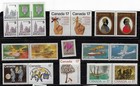 Old Original Collection 47 Different Canada Stamps Unused Very Rare