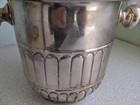Vintage Silver Plated Ice Bucket- German -imf- 7 1 4 X 8 Inch Excluding Handles