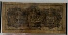 Vtg 1863 State Of Louisiana Shreveport  100 Note  reproduction 