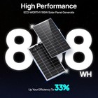 Eco-worthy Bifacial 200w Watt 12v Solar Panel Mono Highefficiency Pv For Sunshed