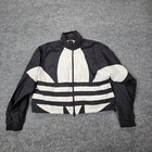 Adidas Originals Big Trefoil Full Zip Cropped Women s Track Jackets Size Small