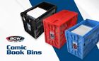 Bcw Multicolor Short Comic Book Bin 4 Pack Contains 1 Each  Black Blue Green Red