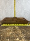 Antique Vintage Tapered Wood  Caddy With Handle
