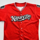 Nashville Sounds Baseball Jersey Adult Large Red Minor League Baseball Usa Mens