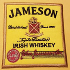 Jameson Irish Whiskey Embroidered Patch  