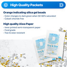 5 Gram X 120 Pk  dry   Dry  Food Grade Orange Indicating Silica Gel Packets