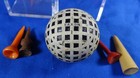 Saxon Vintage Antique Golf Ball 4 Vintage Golf Tees  Display Of Golf History