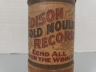 Vintage Edison Gold Moulded Cylinder Record  echo All Over The World   empty 