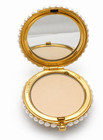 Vintage Compact Estee Lauder Sea Of Pearls Pearl Round Powder Compact