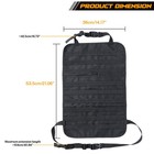 Car Truck Vehicle Seat Back Storage Organizer Tactical Molle Cover Panel Bag