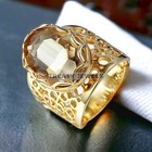 Citrine Oval Cut With 14k Yellow Gold Ring For Men s  476  
