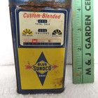 Vintage Tin Blue Sunoco 200x Gas Pump Collectable Coin Bank