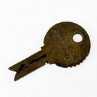 Vintage Mills Novelty Mfg Co Chicago Flat Key Collectible Old Locksmith Tool