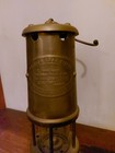 Vintage British Coal Mining Aberaman Colliery Company Wales Brass Miners Lamp