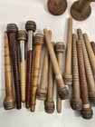 Wood Bobbins Spools Industrial Style 3 -10   Wooden Quills Mixed Lot-30