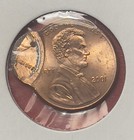 2001 P Lincoln Cent Error  Dramatic Double Struck  Uncirculated 
