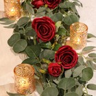 Tripodbird Gold Votive Candle Holders Set Of 12 Tea Lights Candle Holders Glass