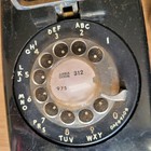 Vintage Western Electric 554 Black Rotary Wall Telephone W cord-bell System Rare