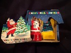 Vintage Twinkle Twinkle Santa Claus Christmas Tree Lantern 1950s